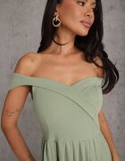 messaya Rochie Verde Deschis Elegantă Lungă Spania Cu despicătură la tiv Idelia