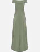 messaya Rochie Verde Deschis Elegantă Lungă Spania Cu despicătură la tiv Idelia