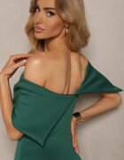 messaya Rochie Verde Elegantă de Cocktail cu umerii goi croială mulată Nuelia