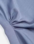metrofive Rochie bodycon minimalistă cu fronțuri și mânecă scurtă Diomilla Albastră