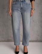 milas91 Blugi Albastre High Waist Mom Fit Zolseli
