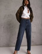 milas91 Blugi bleumarin Mom Fit talie înaltă cu Vâscoză Erralia