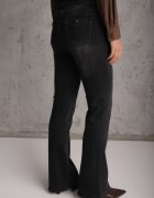 milas91 Blugi Flare High Waist bogat în bumbac cu buzunare cu clapetă la spate Anattisa Negri