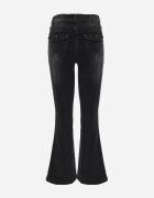 milas91 Blugi Flare High Waist bogat în bumbac cu buzunare cu clapetă la spate Anattisa Negri