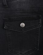 milas91 Blugi Flare High Waist bogat în bumbac cu buzunare cu clapetă la spate Anattisa Negri
