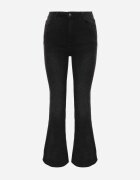 milas91 Blugi flare high waist cu conținut ridicat de bumbac Drienne Negri