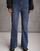 milas91 Blugi Flare High Waist din bumbac în stil clasic Ehea Albastru deschis