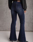 milas91 Blugi Flare Standard Waist cu bumbac în stil Y2K Lucila Albaștri