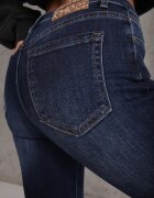 milas91 Blugi Flare Standard Waist cu bumbac în stil Y2K Lucila Albaștri