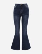milas91 Blugi Flare Standard Waist cu bumbac în stil Y2K Lucila Albaștri