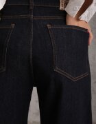 milas91 Blugi High Waist cu croială Mom Jeans din bumbac Cirette Bleumarin