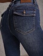 milas91 Blugi Hipho Albaștri