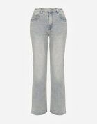 milas91 Blugi Largi Albastru Deschis High Waist Lanosisa