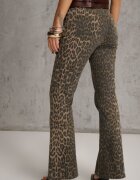 milas91 Blugi Leopard Evazați Talie Înaltă Din Bumbac Enerre