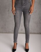 milas91 Blugi modelatori de tip Skinny cu bumbac Oneim Gri