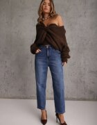 milas91 Blugi Mom Fit din bumbac până la gleznă Carmenrose Albaștri