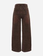 milas91 Blugi Straight Leg Standard Waist din bumbac cu șnur reglabil în talie Rukmini Maro