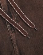 milas91 Blugi Straight Leg Standard Waist din bumbac cu șnur reglabil în talie Rukmini Maro