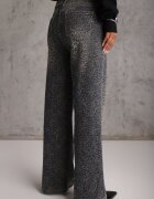 milas91 Blugi Wide Leg High Waist cu bumbac Fealli Albaștri