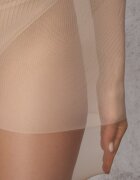 minimi Ciorapi pantalon 40 DEN cu adaos de bumbac și inserție modelatoare Tristan Bej
