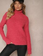 miss poem Guler înalt Casual Fucsia Ertinna