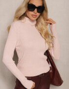 miss poem Maletă clasică roz deschis din material reiat Belikorre