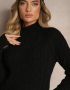 miss poem Maletă Negru Decorată cu împletitură Marttia