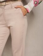 miss poem Pantaloni Bej Țigaretă High Waist Orangia
