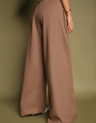 miss poem Pantaloni Largi Maro deschis Talie înaltă din Bumbac cu Lanț Decorativ Atașat Romira