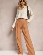 miss poem Pantaloni Maro Largi Palazzo Cu talie înaltă Neridana
