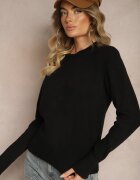 miss poem Pulover Clasic Negru Porttina