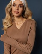 miss poem Pulover Maro în Stil Clasic cu Decolteu în V Feliriel