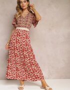 moni&co Rochie Visinie Evazată Maxi din Viscoză Ophitria