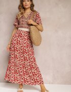 moni&co Rochie Visinie Evazată Maxi din Viscoză Ophitria