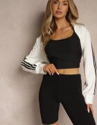 moraj Pantaloni scurți negri reiați High Waist de tip ciclistă Rinelira