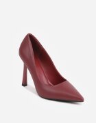 mulanka Pantofi eleganți cu toc cu linie subțire Minewisa Bordo