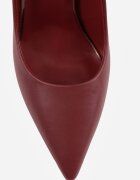 mulanka Pantofi eleganți cu toc cu linie subțire Minewisa Bordo