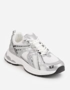 mulanka Pantofi sport Dad Shoes cu upper din plasă pe talpă din spumă Anotea Albi