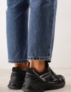 mulanka Pantofi sport Dad Shoes cu upper din plasă pe talpă din spumă Anotea Negri
