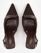 mulanka Pantofi stiletto slingback cu cataramă dreptunghiulară decorativă Vitanis Maro