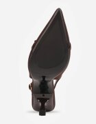 mulanka Pantofi stiletto slingback cu cataramă dreptunghiulară decorativă Vitanis Maro