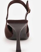 mulanka Pantofi stiletto slingback cu cataramă dreptunghiulară decorativă Vitanis Maro