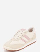 mulanka Sneakers Bej Decorați Cu Două Dungi Lannatea