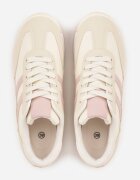 mulanka Sneakers Bej Decorați Cu Două Dungi Lannatea