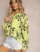 new collection Cămașă Verde din Vascoză Decorată Buzunar Finamla