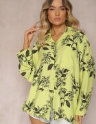 new collection Cămașă Verde din Vascoză Decorată Buzunar Finamla
