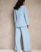 new collection Costum Albastru Pantaloni și Sacou cu Umeri Întăriți Sonavienna