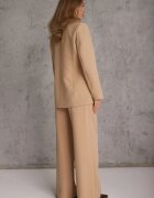 new collection Costum Maro deschis Pantaloni și Sacou cu Umeri Intăriți Sonavienna