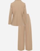 new collection Costum Maro deschis Pantaloni și Sacou cu Umeri Intăriți Sonavienna