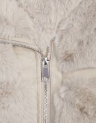 new collection Geacă Bej cu Blană Shetty
